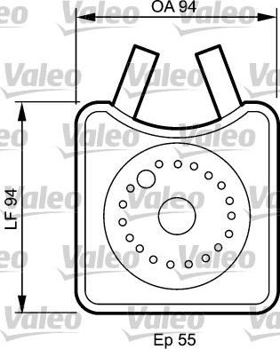 Valeo 817943 - Yağ soyuducu, mühərrik yağı www.furqanavto.az