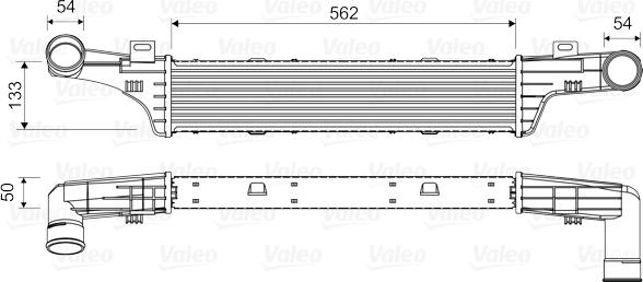 Valeo 817905 - Intercooler, şarj cihazı furqanavto.az