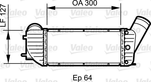 Valeo 817920 - Intercooler, şarj cihazı furqanavto.az