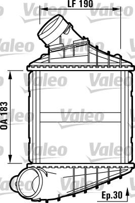 Valeo 817459 - Intercooler, şarj cihazı furqanavto.az