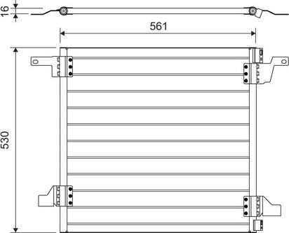 Valeo 817458 - Kondenser, kondisioner furqanavto.az