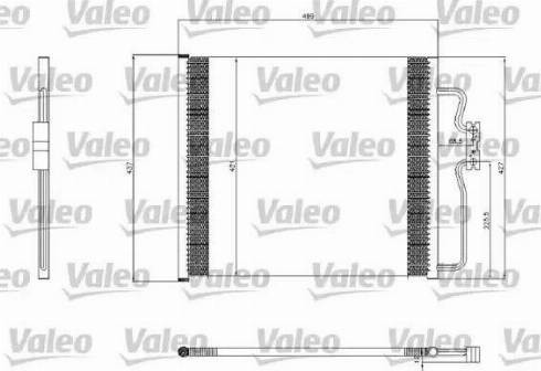 Valeo 817406 - Kondenser, kondisioner furqanavto.az