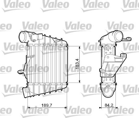 Valeo 817556 - Intercooler, şarj cihazı furqanavto.az