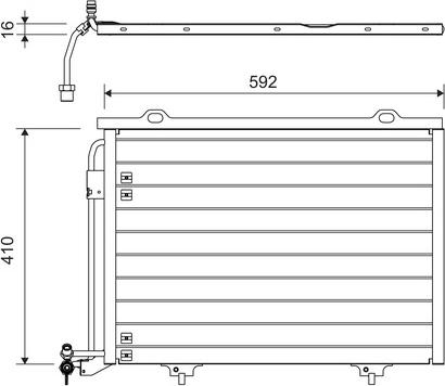 Valeo 817562 - Kondenser, kondisioner furqanavto.az