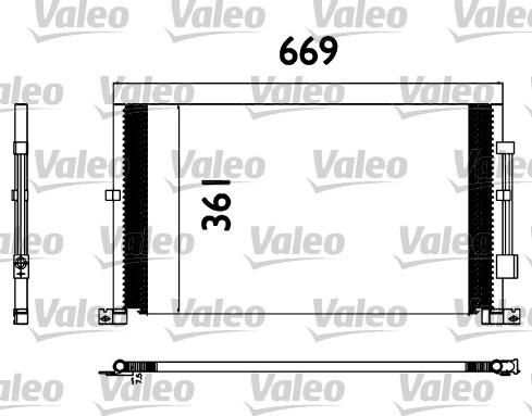 Valeo 817567 - Kondenser, kondisioner furqanavto.az