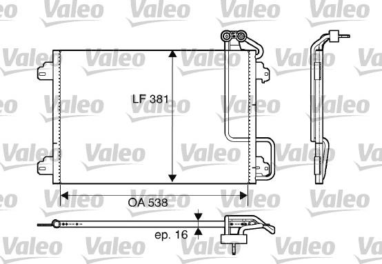 Valeo 817509 - Kondenser, kondisioner furqanavto.az