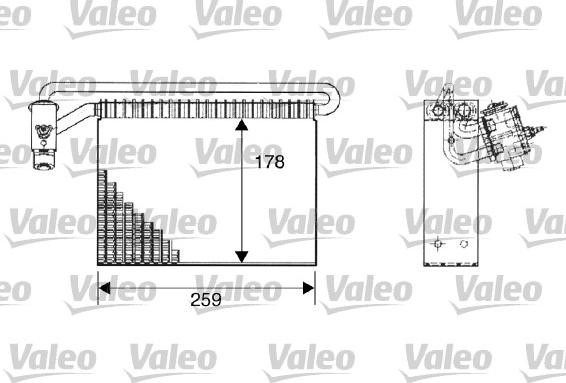 Valeo 817511 - Buxarlandırıcı, kondisioner furqanavto.az