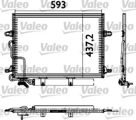 Valeo 817583 - Kondenser, kondisioner furqanavto.az