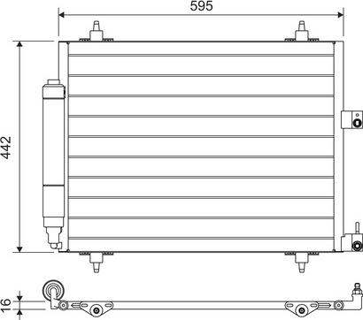 Valeo 817579 - Kondenser, kondisioner furqanavto.az