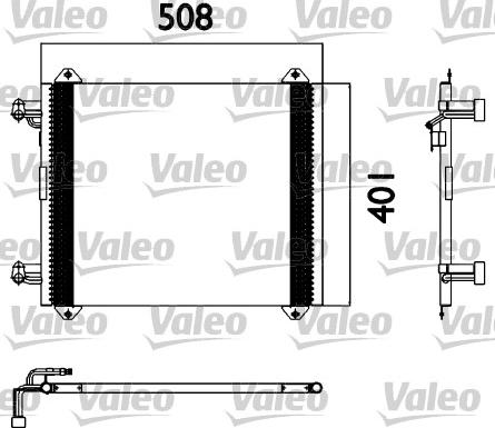 Valeo 817570 - Kondenser, kondisioner furqanavto.az