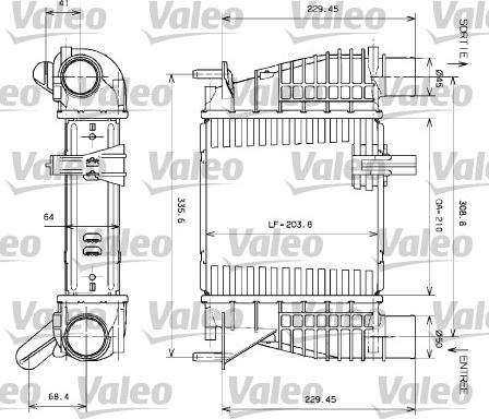 Valeo 817699 - Intercooler, şarj cihazı furqanavto.az