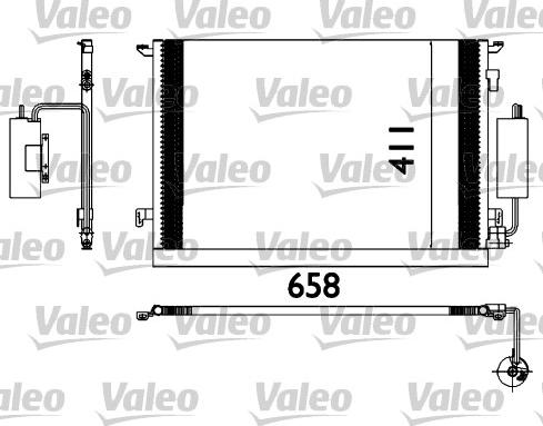 Valeo 817648 - Kondenser, kondisioner furqanavto.az