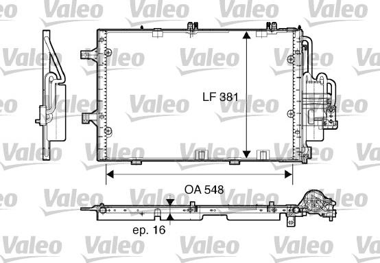 Valeo 817609 - Kondenser, kondisioner furqanavto.az