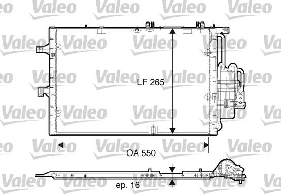 Valeo 817610 - Kondenser, kondisioner furqanavto.az