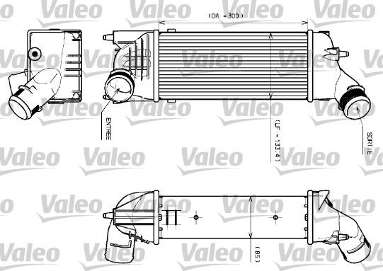 Valeo 817639 - Intercooler, şarj cihazı furqanavto.az