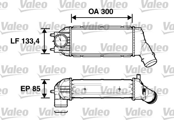 Valeo 817638 - Intercooler, şarj cihazı furqanavto.az