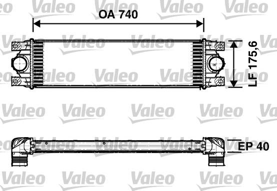 Valeo 817637 - Intercooler, şarj cihazı furqanavto.az