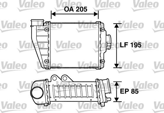 Valeo 817629 - Intercooler, şarj cihazı furqanavto.az