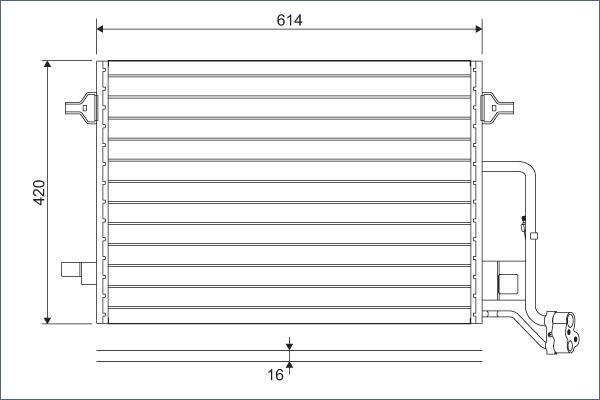 Valeo 817679 - Kondenser, kondisioner furqanavto.az