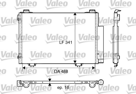 Valeo 817674 - Kondenser, kondisioner furqanavto.az