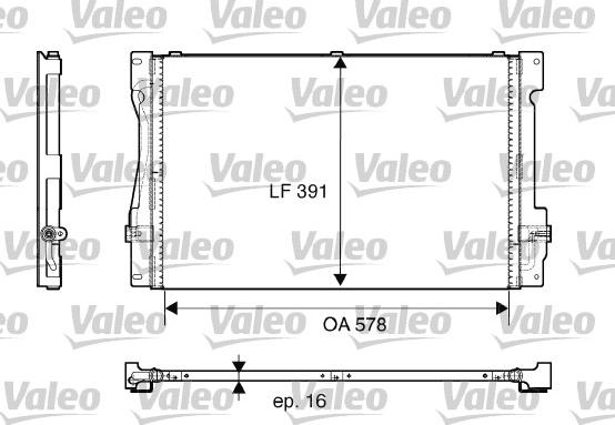 Valeo 817675 - Kondenser, kondisioner furqanavto.az