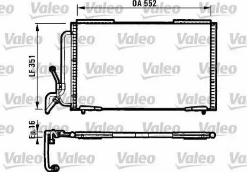 Valeo 817060 - Kondenser, kondisioner furqanavto.az