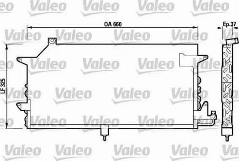 Valeo 817021 - Kondenser, kondisioner furqanavto.az