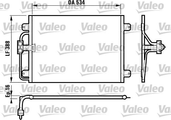 Valeo 817197 - Kondenser, kondisioner furqanavto.az