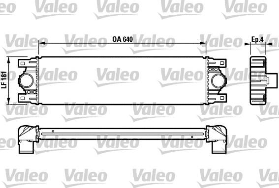 Valeo 817115 - Intercooler, şarj cihazı furqanavto.az