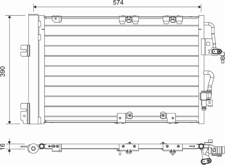 Valeo 817846 - Kondenser, kondisioner furqanavto.az