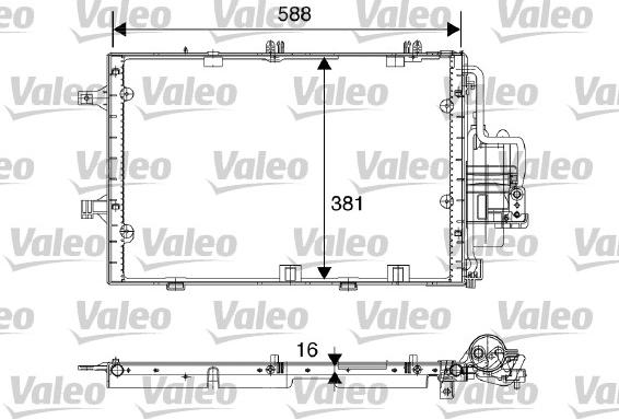 Valeo 817843 - Kondenser, kondisioner furqanavto.az