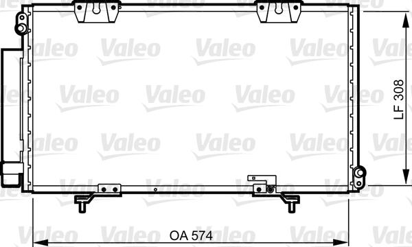 Valeo 817803 - Kondenser, kondisioner furqanavto.az