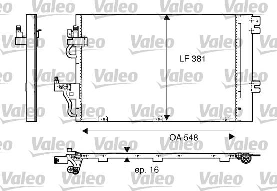 Valeo 817839 - Kondenser, kondisioner furqanavto.az