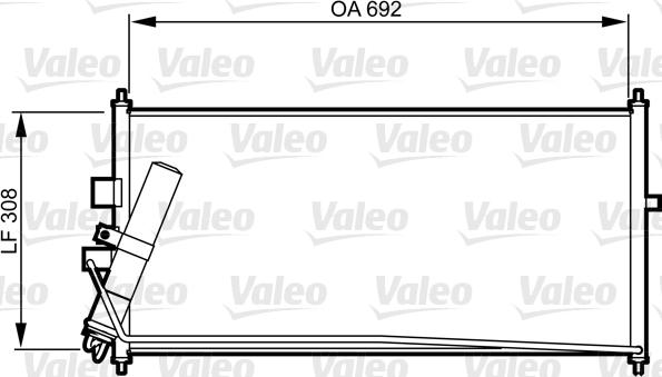 Valeo 817822 - Kondenser, kondisioner furqanavto.az