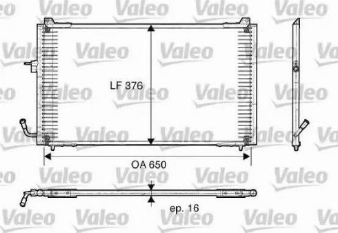 Valeo 817375 - Kondenser, kondisioner furqanavto.az