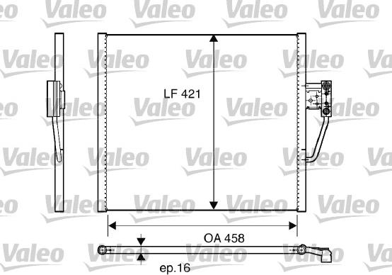 Valeo 817248 - Kondenser, kondisioner furqanavto.az