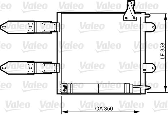 Valeo 817247 - Kondenser, kondisioner furqanavto.az