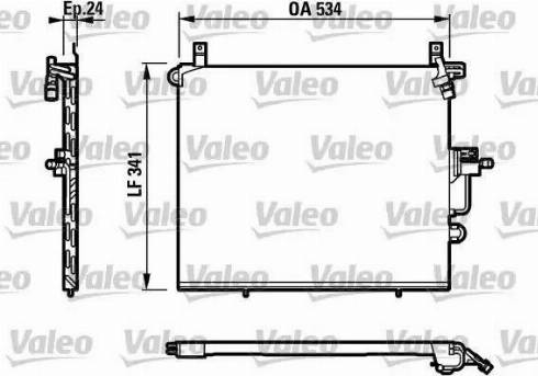 Valeo 817234 - Kondenser, kondisioner furqanavto.az