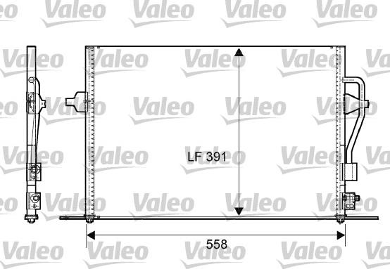 Valeo 817232 - Kondenser, kondisioner furqanavto.az