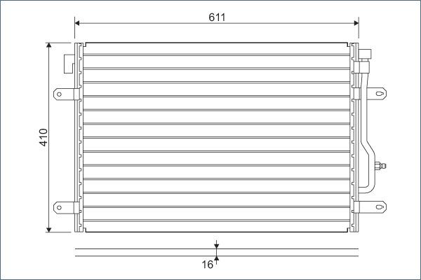 Valeo 817741 - Kondenser, kondisioner furqanavto.az