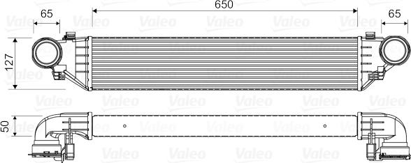 Valeo 817760 - Intercooler, şarj cihazı furqanavto.az