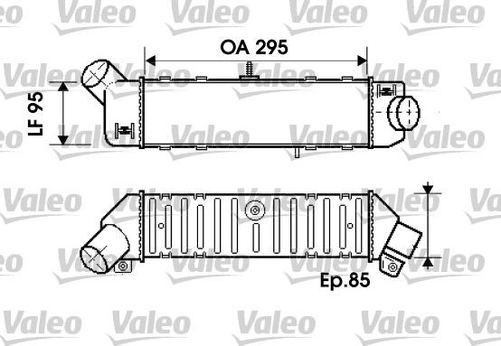 Valeo 817767 - Intercooler, şarj cihazı furqanavto.az