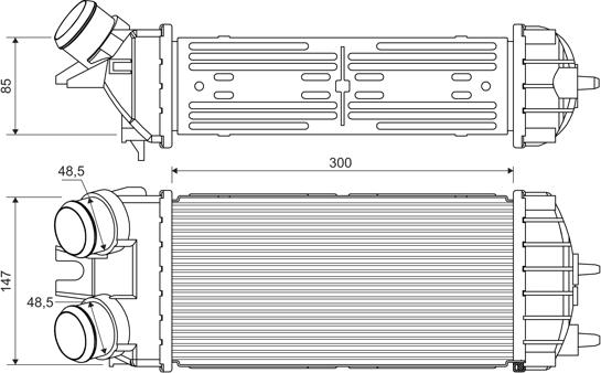 Valeo 817706 - Intercooler, şarj cihazı furqanavto.az