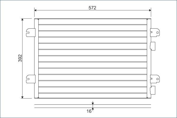 Valeo 817701 - Kondenser, kondisioner furqanavto.az