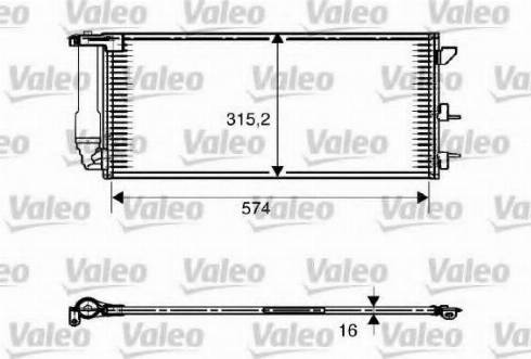 Valeo 817707 - Kondenser, kondisioner furqanavto.az