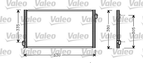 Valeo 817783 - Kondenser, kondisioner furqanavto.az