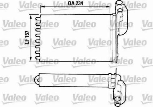 Valeo 883980 - İstilik dəyişdiricisi, daxili isitmə furqanavto.az