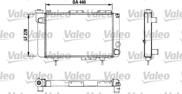 Valeo 883463 - Radiator, mühərrikin soyudulması furqanavto.az