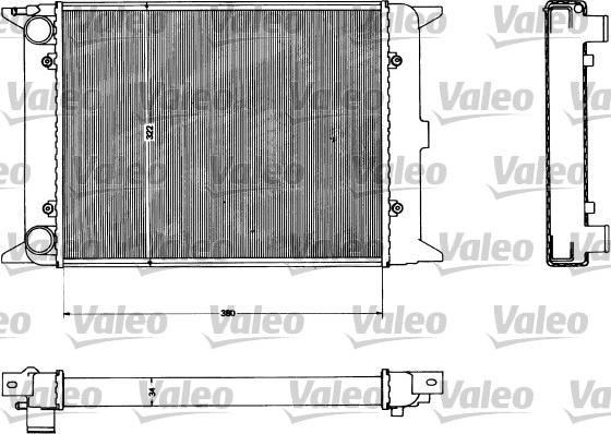 Valeo 883422 - Radiator, mühərrikin soyudulması furqanavto.az