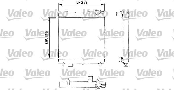 Valeo 883053 - Radiator, mühərrikin soyudulması furqanavto.az